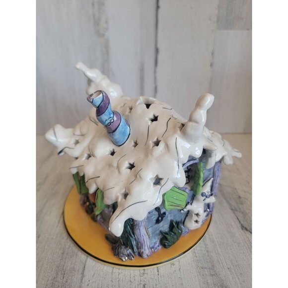 Blue Sky House of boos tea‎ light ceramic holder candle - Picture 9 of 15